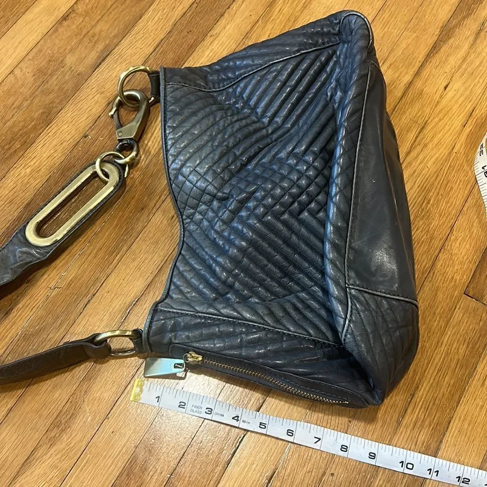 CYNTHIA ROWLEY large clip strap Leather Quilted Bag